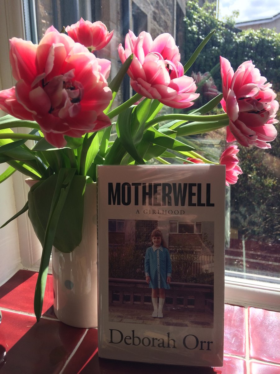 Our next book is by Margaret from  #Prestwick Library. Margaret is reading 'Motherwell a Girlhood'. The story of journalist Deborah Orr and her childhood growing up in the 70s and 80s. Margaret says the book is honest and humorous and she’s loving it!  #ReadingHour  #WorldBookNight