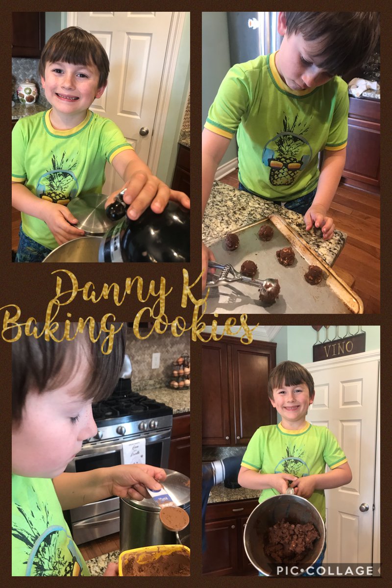 NorthCreekElem's tweet photo. Danny, from Mrs. Hay’s class, baked some cookies this week! #NCEBakingChallenge https://t.co/OXptINR6rA