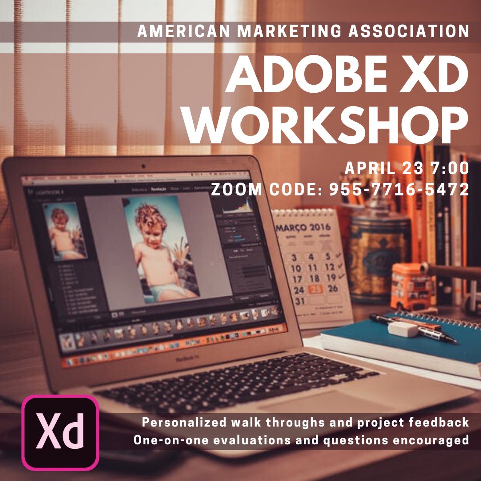 Want a place to show off your designs? Have Adobe XD questions? Tonight at 7PM, join us on Zoom using the code 955-7716-5472. Everyone is invited so don’t miss it! 

@AdobeStudents 
#xdoncampus 
#sponsored