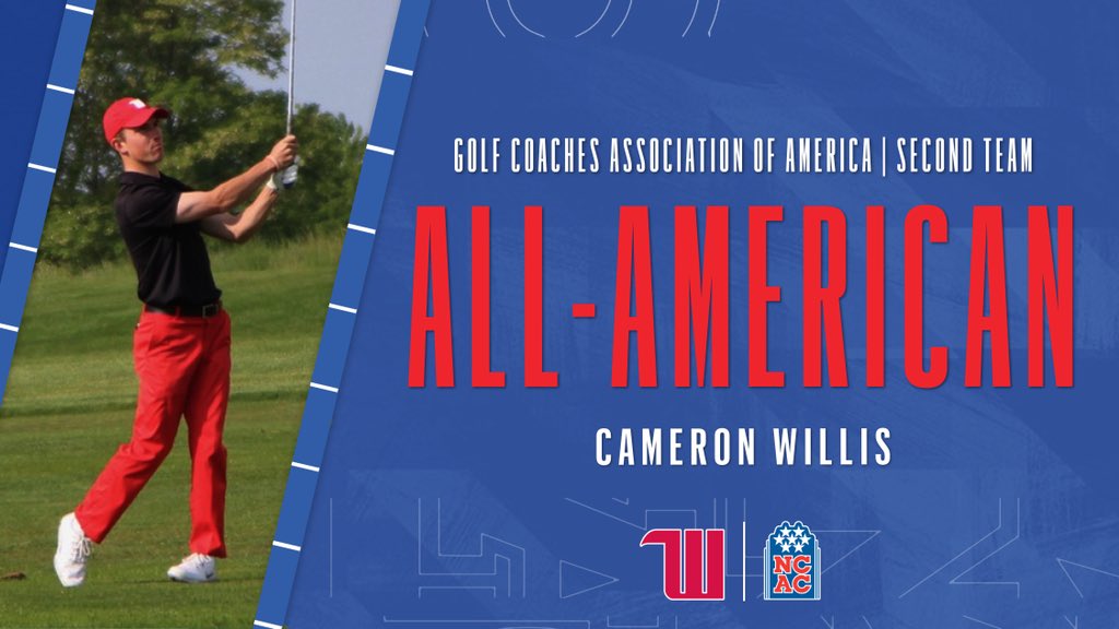 NCAC's tweet photo. .@WittenbergGolf senior Cameron Willis is a @GolfCoachesAssn Division III PING All-American! #NCACPride https://t.co/vKr45yY9cS