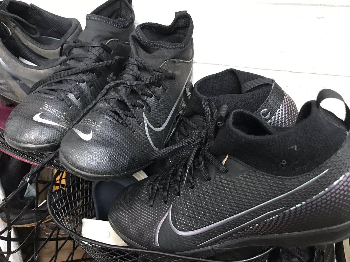 CharlieHJM's tweet image. Looking forward to a time when the boy gets to use these again in a match and not just a kickabout with coach Dad #smallthings #grassroots