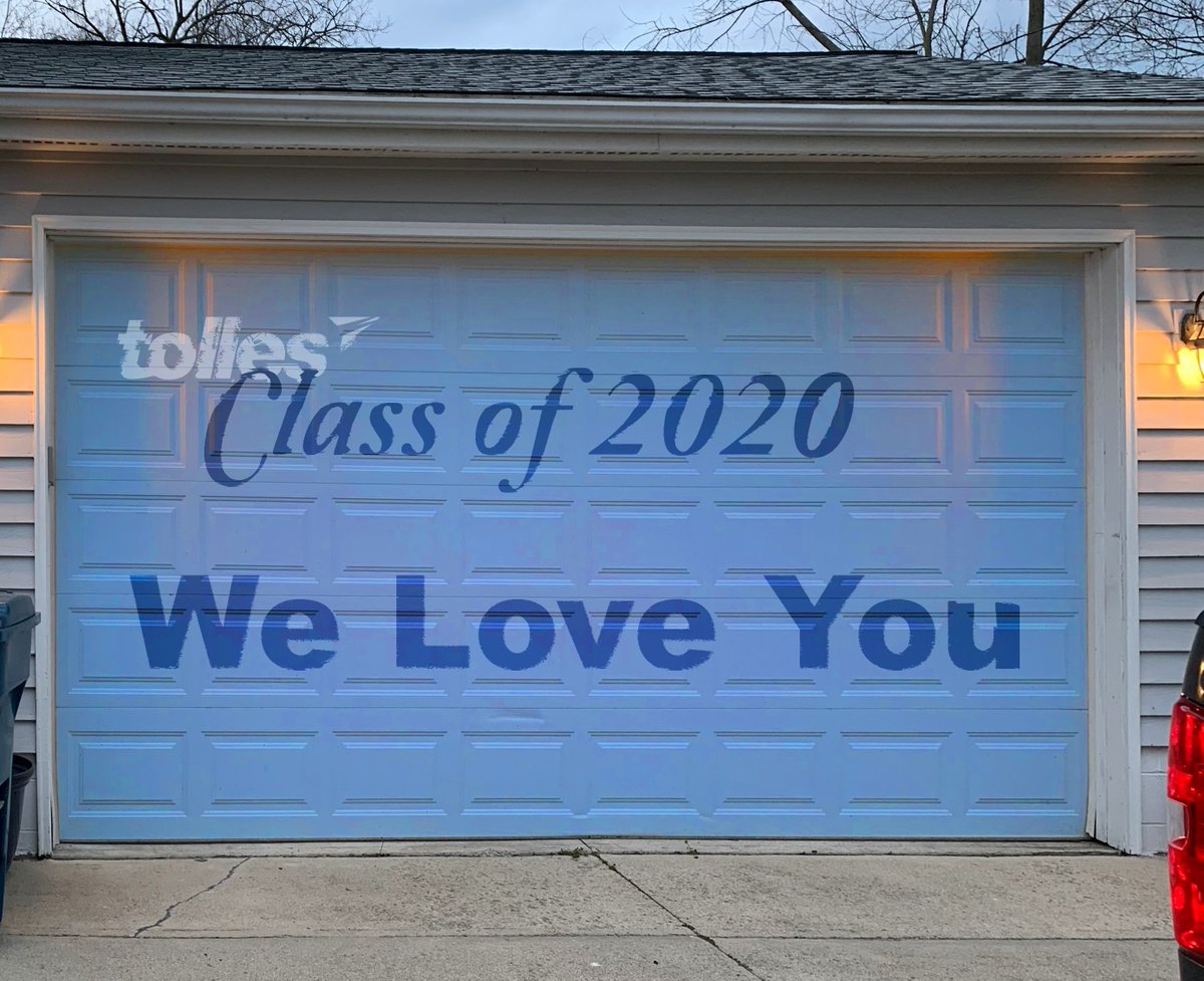 Supporting the Tolles Career &amp; Technical Center's Class of 2020 #TollesStrong #LiftTolles @tollestech