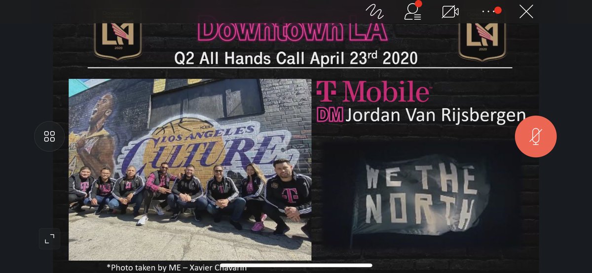 MigMel613's tweet photo. DTLA’s very first VIRTUAL ALL 👐🏼 in the books, &amp; it was a hit!!! Over 130+ members of Downtown Los Angeles District starting with @DonJordanVR to RSMs, RAMs, &amp; MEs with a special appearance from our LA North leader @rboutelle01 #TheNewTMobile #EssentialWorkers #Squad https://t.co/mBVPxFLjjH