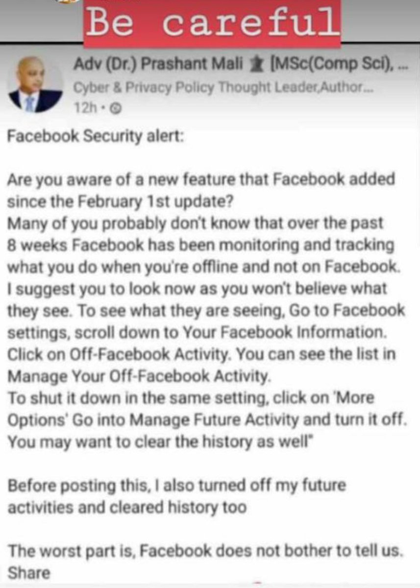 grvgarg's tweet image. Not sure if this will stop them but try #facebookTracking #SecurityandRisk @Deepak_mhr @Lekhak_Sahab @Ashu12318