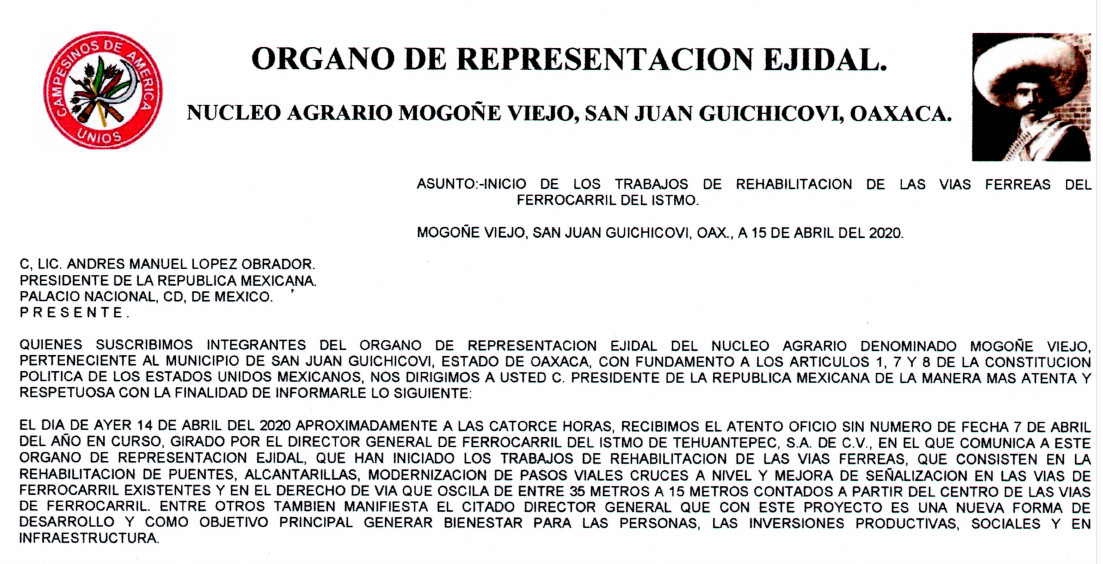 laminuta's tweet photo. Denuncian inicio ilegal de obra en Corredor Transístmico, no cuenta con MIA #Oaxaca #Megaproyectos #COVID2019mx 
https://t.co/Dzf0tLEW56 https://t.co/XhPDfW26ZJ