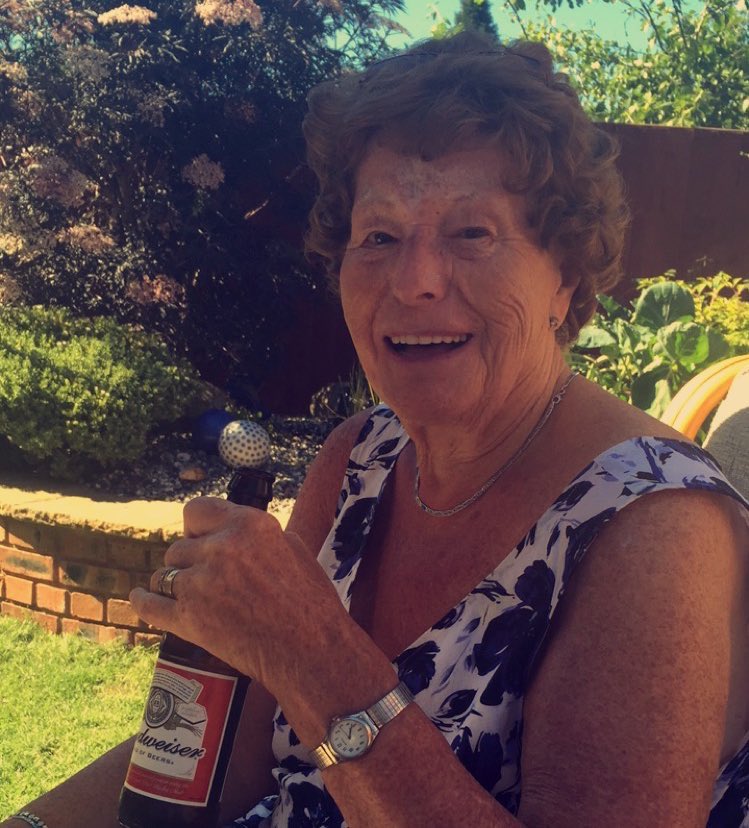 Get drunk and value cheer and joy. She was always the first to crack open a beer and loved hosting big family booze ups. She was the kind of woman who wouldn’t want to the party to end and whose infectious joy was the best that about the party.