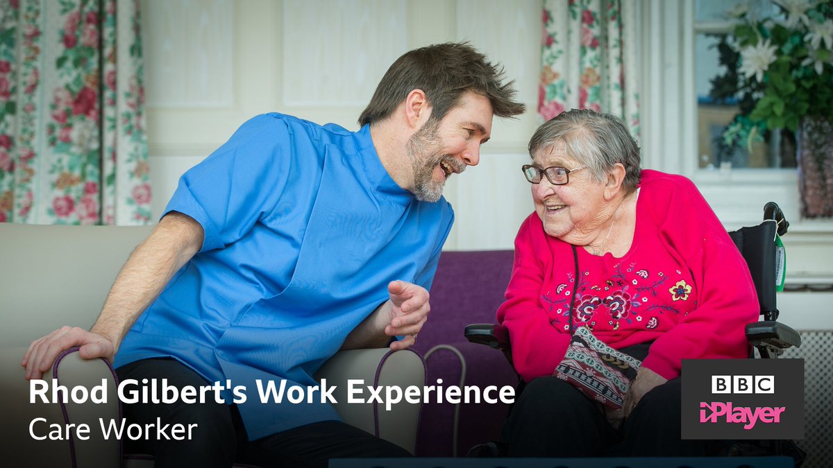 🆕 A new episode of Rhod Gilbert’s Work Experience, filmed last year, saw the comedian find out what it’s like to be a carer.

▶ Stream on <a href="/BBCiPlayer/">BBC iPlayer</a> - bbc.in/2KexM2c
📺 Watch tonight, 10.50pm <a href="/BBCOne/">BBC One</a> Wales