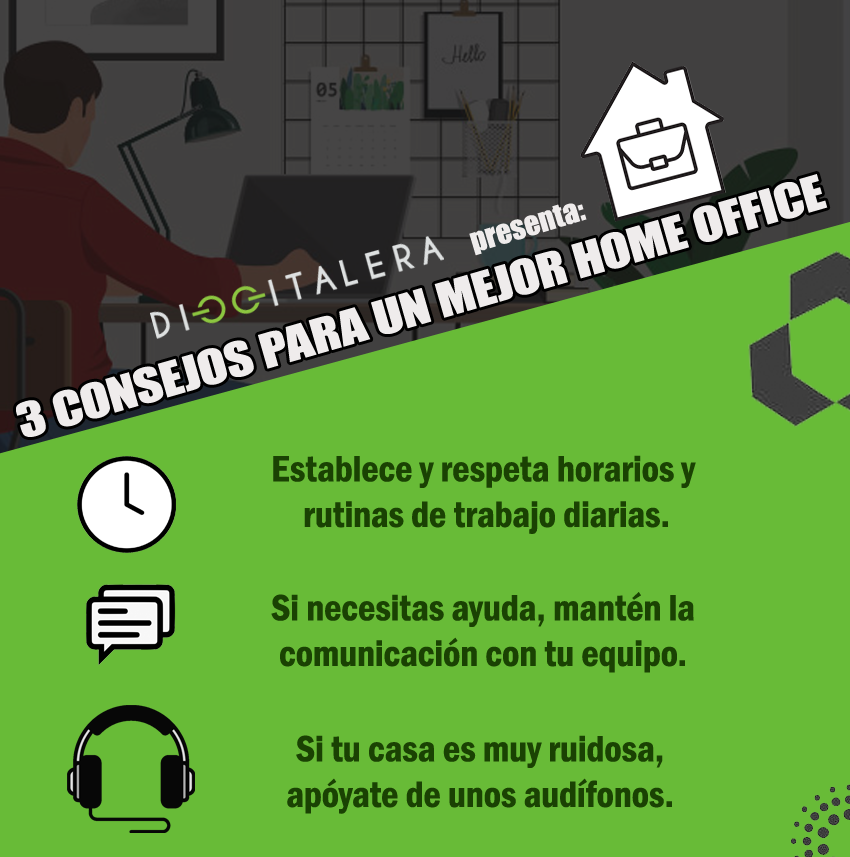¡No hay pretextos para lograr un home office más efectivo en esta cuarentena! Aquí nuestros consejos: