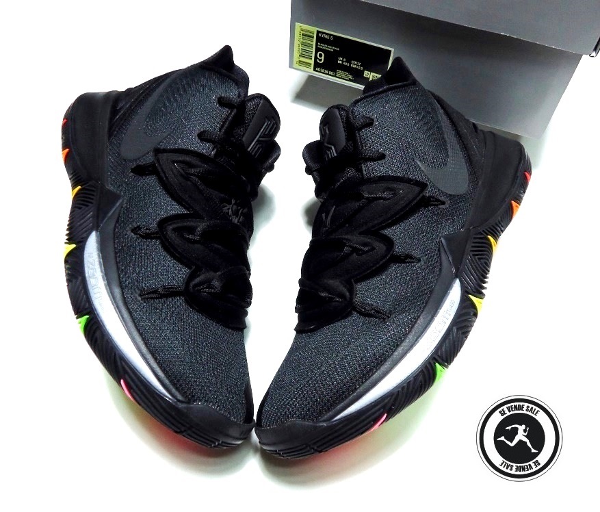 kyrie 5 bhm black