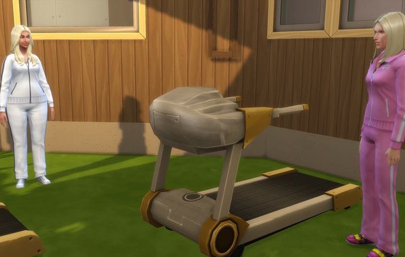 Gemma Collins and Jeffree Star are first off the treadmills. Gemma Collins said she’s “had enough of playing games.” #TheSims4  