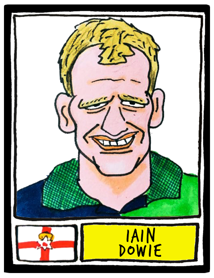 Drawing Iain Dowie is always an event, requiring absolute and total focus in order to do the great man justice. That said, might have leant a bit heavy on the pink crayon here tbh.