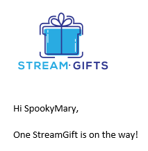 bracermary's tweet photo. I just realized someone gifted me a #Streamgift. Thank you anonymous. That's so kind of you. 🥺💜@TeamStreamGifts https://t.co/zg6kJftppr