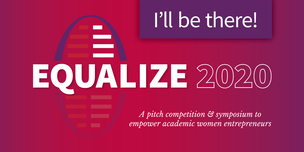 WashUOTM's tweet photo. Equalize 2020 has officially moved to Zoom webinar. 

Join us June 25 watch 12 of America's top women academic inventors pitch live. Registration is limited: https://t.co/8q6mIT5oT5 #Equalize2020 https://t.co/rjUlbHcQzZ
