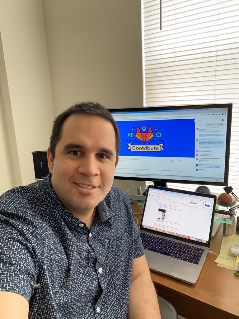 romergune's tweet image. Participando en nuestro #GitLabContribute y en esta oportunidad es virtual 😁