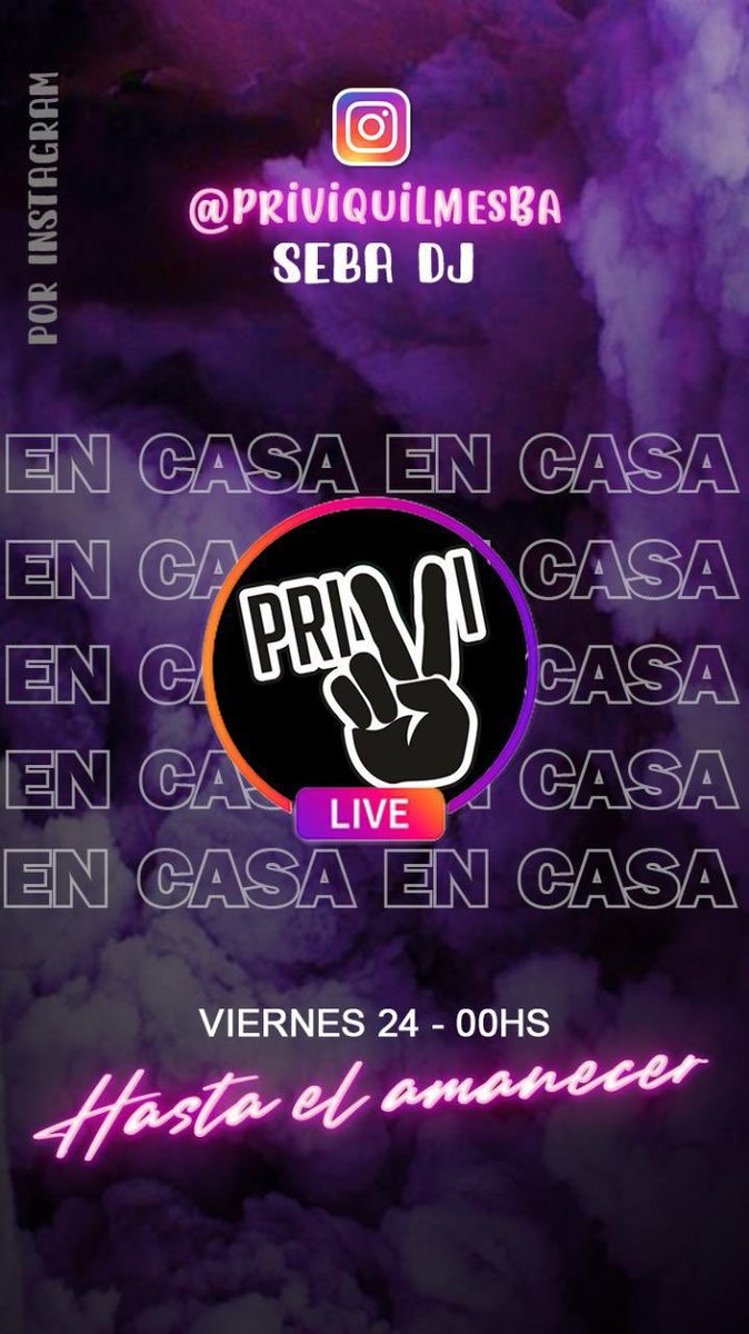 PriviQuilmesBA's tweet photo. Es mañana!!! Bailamos EN CASITA https://t.co/id0BYA9PhD