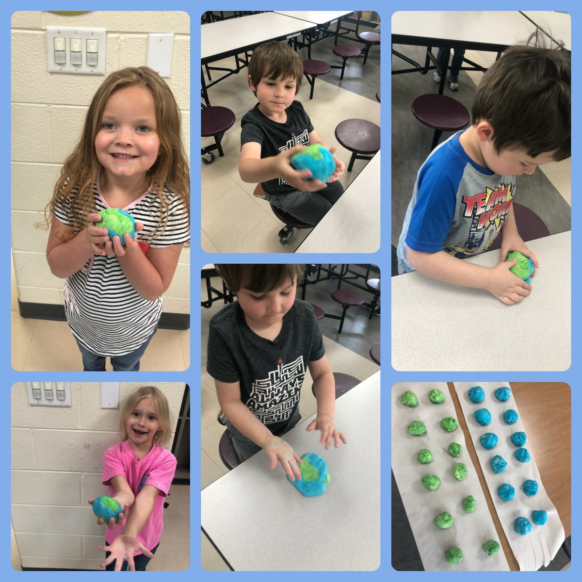 fmteducare's tweet photo. Bonus Celebration: Earth Day! ❤️🌎 we made earth day crowns #ThanksMsShalena & we made earths from clay #ThanksMsLenzie 💙🌏💚#WeLoveOurPlanet #TakeCareOfIt #EarthDay2020 🌎❤️ https://t.co/jTlcJcMeqz
