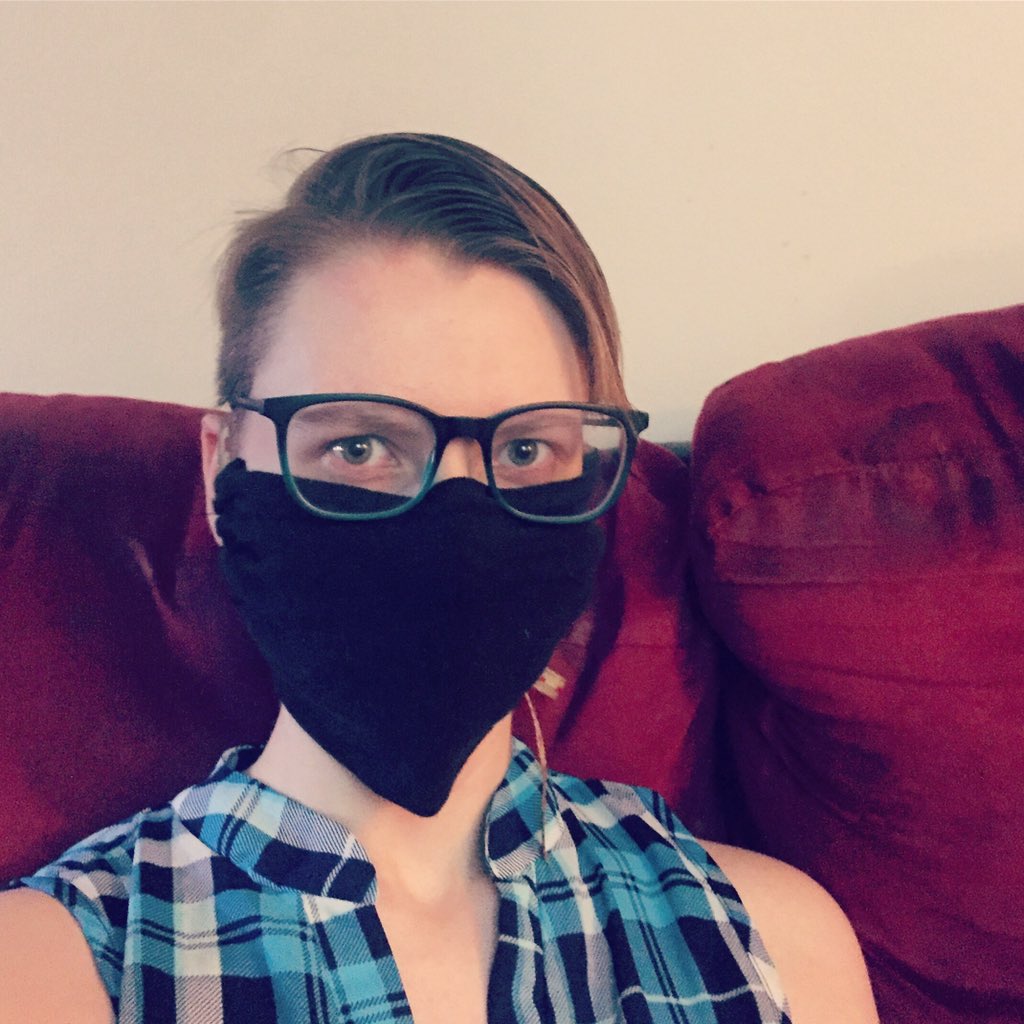 Haunted Leg on Twitter "Working with a new mask template. This one