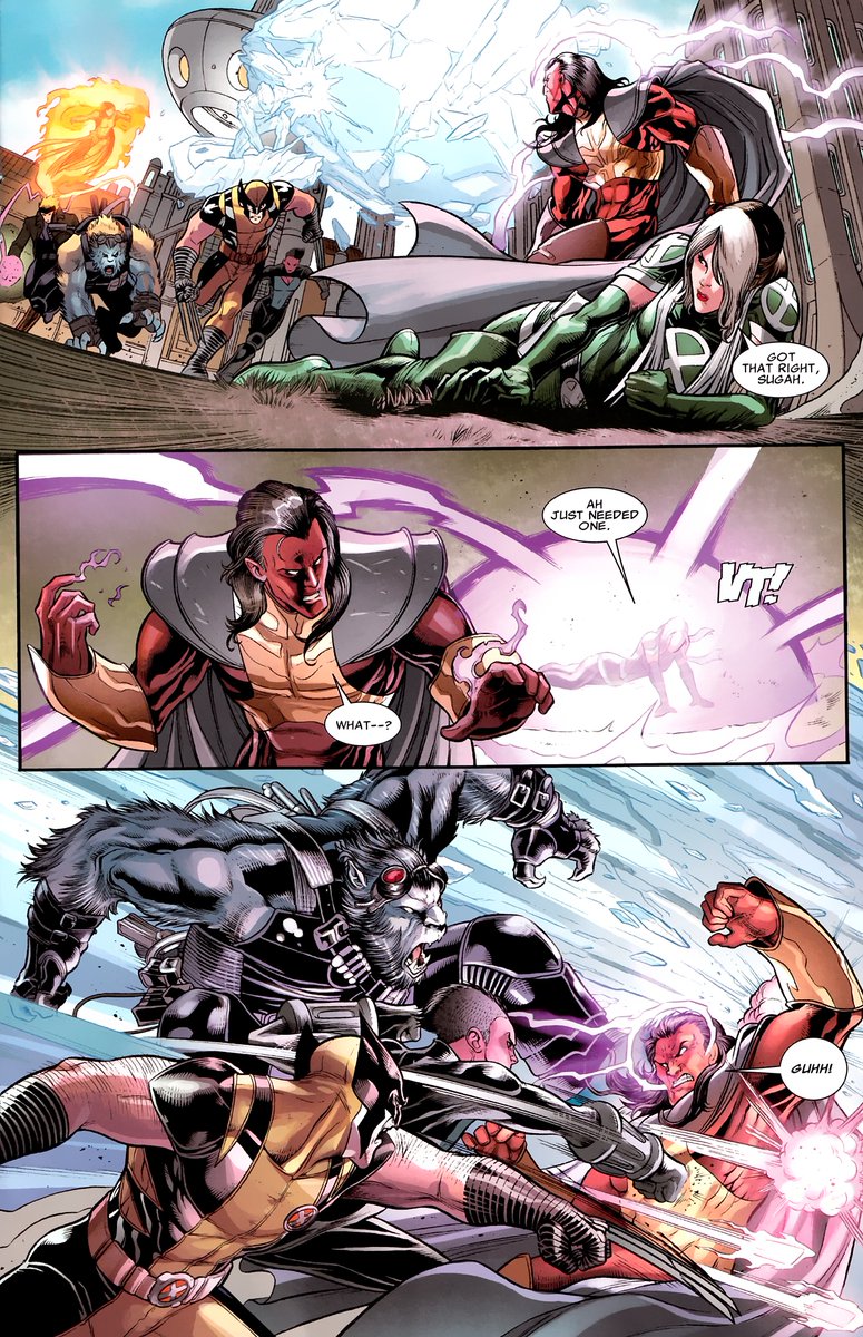 17) temporarily removes exodus’ teleporting abilities.⟶ x-men: legacy (2008) #261.