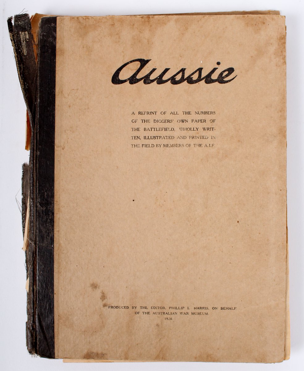 'Aussie' book, from the collection of Melbourne Legacy https://victoriancollections.net.au/items/5a1f82be21ea6c082087ca62