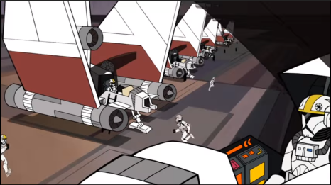 "Six months pass and I saw it shown in Genndy Genndy Tartakovsky’s Clone Wars Series. What a surprise!"