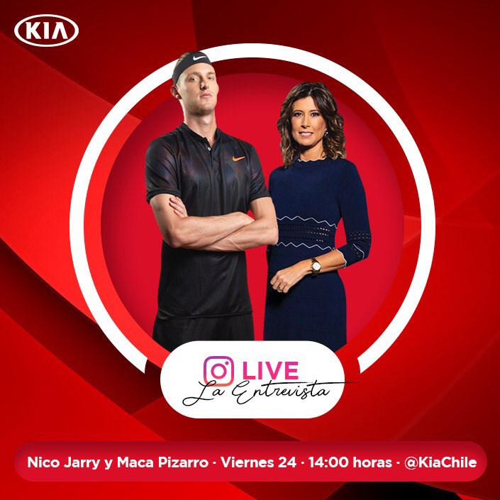 Este Viernes 24 De Abril @macapizarrotv me entrevistara a traves de @kiachile para conversar de mi carrera y mi futuro, acompañame y aprovecha de mandarme alguna pregunta! Nos vemos!