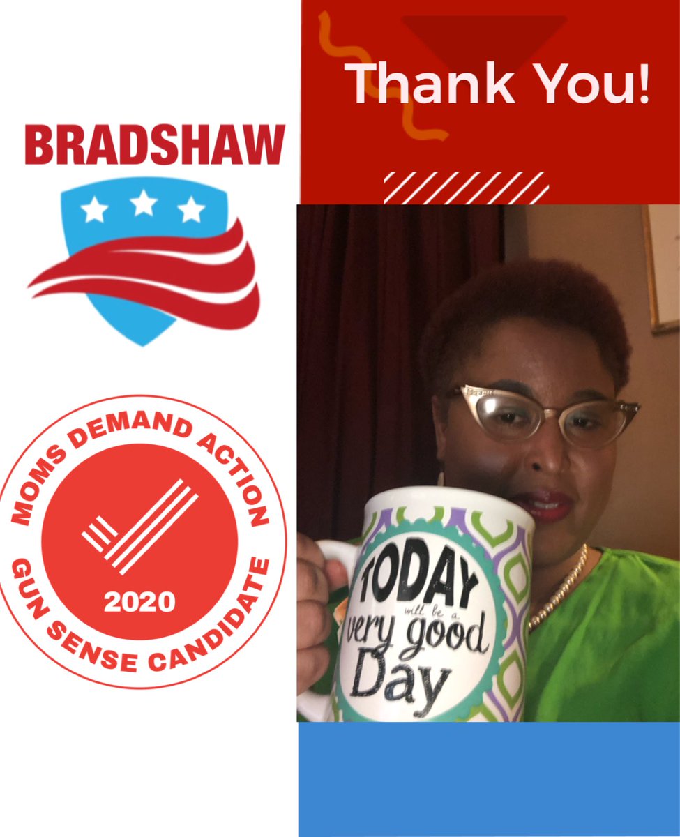 BradshawforTN's tweet photo. Honored to be among the first round of candidates @MomsDemand to receive the Gun Sense Candidate Distinction for 2020. Vote #Bradshaw2020 #MBforUS #95TNUSSen #TNSen #ThirstyThursdays sipping on Peach Hibiscus Tea https://t.co/5dg32z1pwt