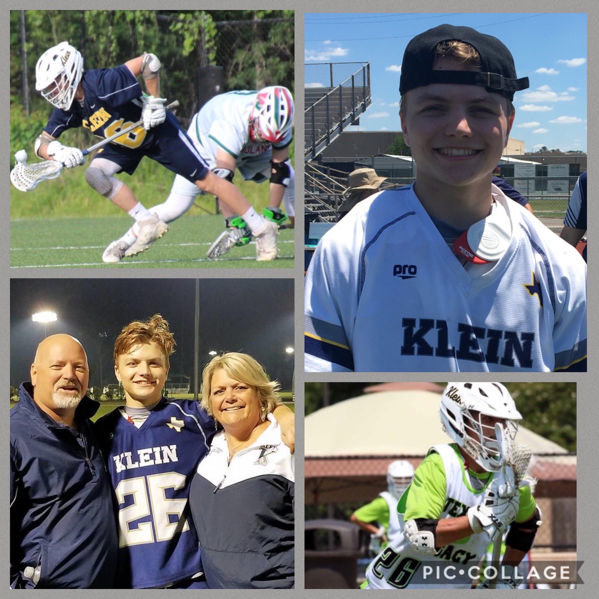 KleinLacrosse's tweet photo. Honoring Senior Cooper George, #26. @TISDTMHS  Class of 2020 Graduate and 6 year lax player, 4 with @KleinLacrosse Cooper will be attending Maryville University next fall majoring in Business and playing Lacrosse for the Saints! Congratulations Cooper! https://t.co/nplcXXCFvB