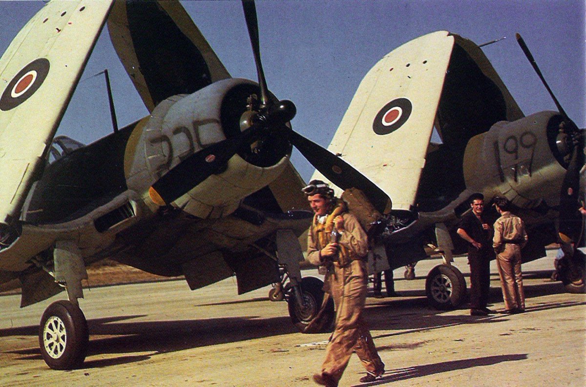 Apparently, the Torrent fighter's folding wings were inspired by the Vought F4U Corsair (1940).If anyone knows Greg, I have a couple of questions for him. 