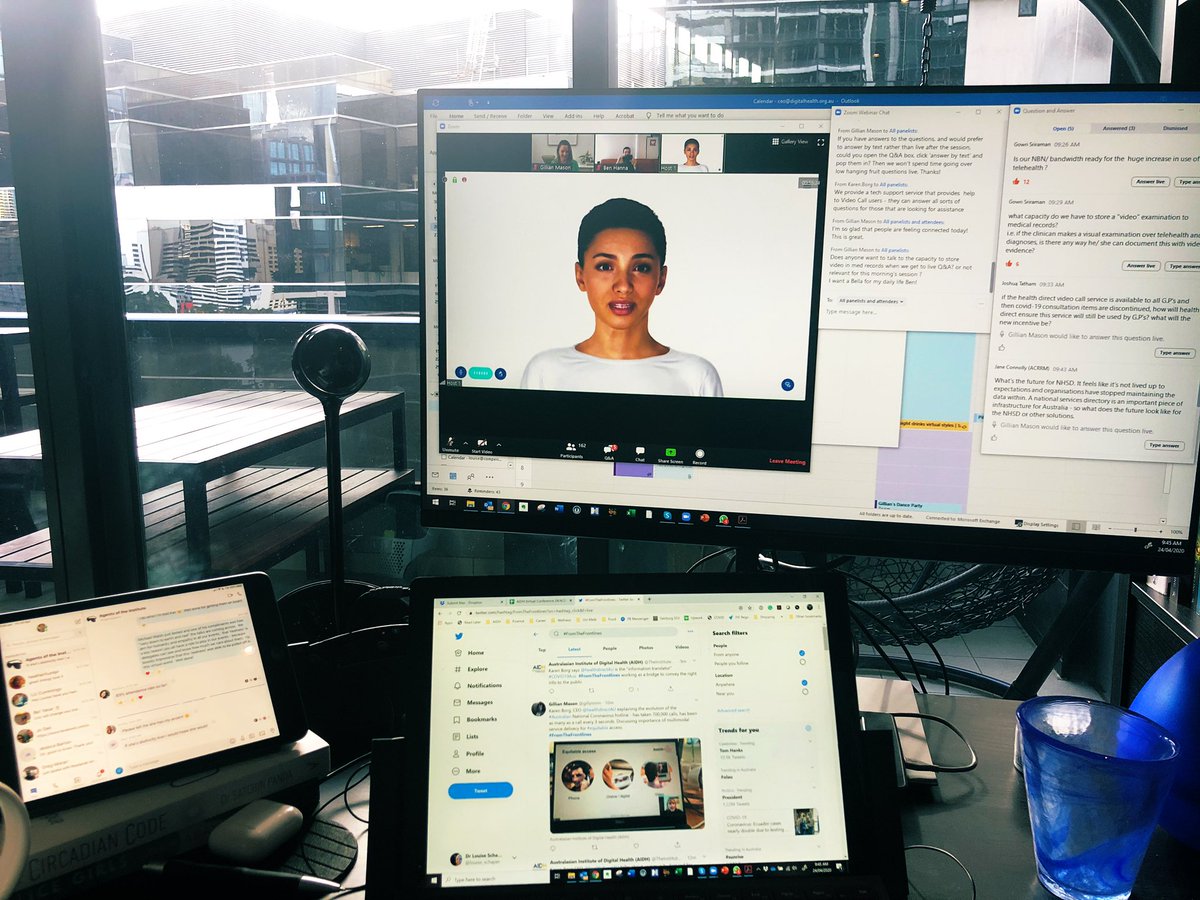 louise_schaper's tweet image. I’m at #FromTheFrontlines today currently being blown away by the #DigitalHelper that @Soulmachines have built for #COVID19 A whole different take on #virtualcare possibilities @benhanna