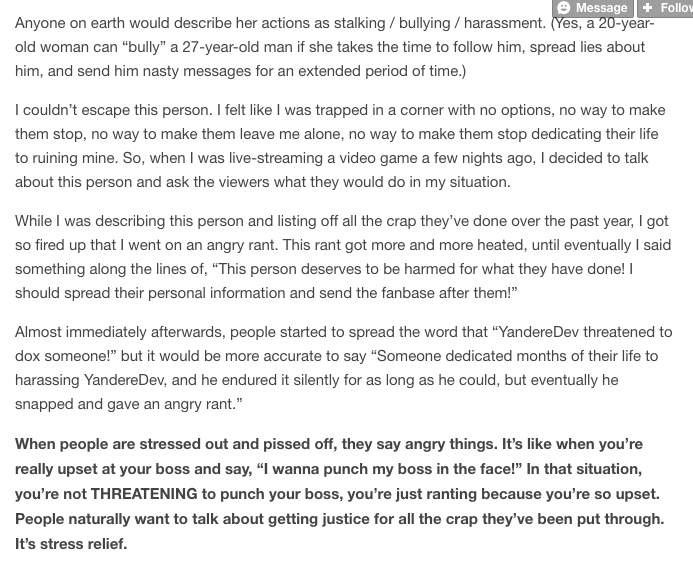 Yan Dev Detective on Twitter "YanDev trying to cover his ass over the