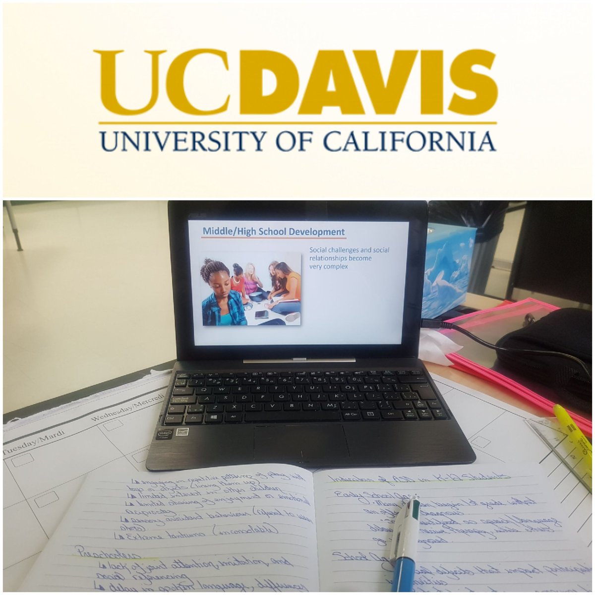 Taking time to do some professional development at school and at home. Online learning is not just for our students #FMPSDLearningAtHome
#ABLearningAtHome
 #only26morehourstogo #ucdavis #autismspectrumdisorder #ilovemyjob #kidsareworthit #kidsmentalhealthmatters