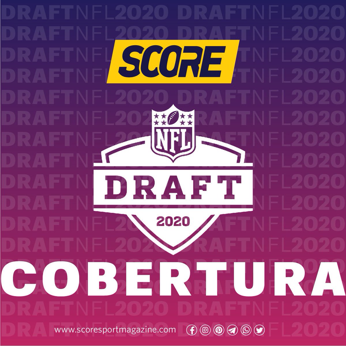 score_spport's tweet photo. Y vamos a comenzar con el @NFLDraft 🏈 de este 2020

#DraftDay #Draft2020 #DraftScore #NFLDraft2020 #NFLDraft 

Abrimos hilo https://t.co/Q8LBl5eJu7