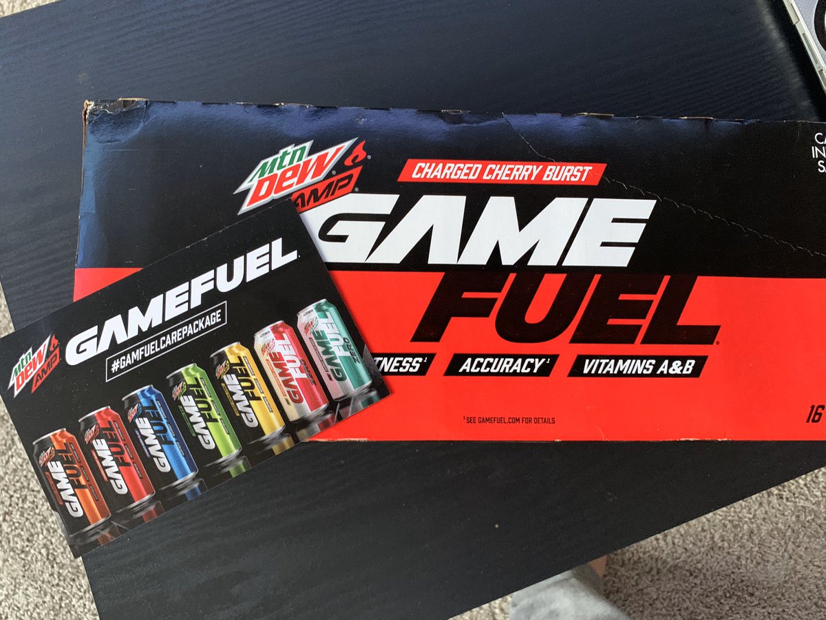 Thank you @GameFuel for the #GAMEFUELCarePackage great surprise today!