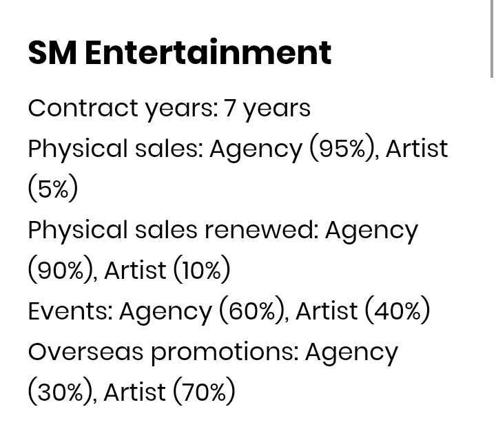 if stans are popping their veins off about pirating a $30 concert can we talk about all the maltreatment sm is doing to their artists considering that they get less than 50% of profit (except for world tours) ++