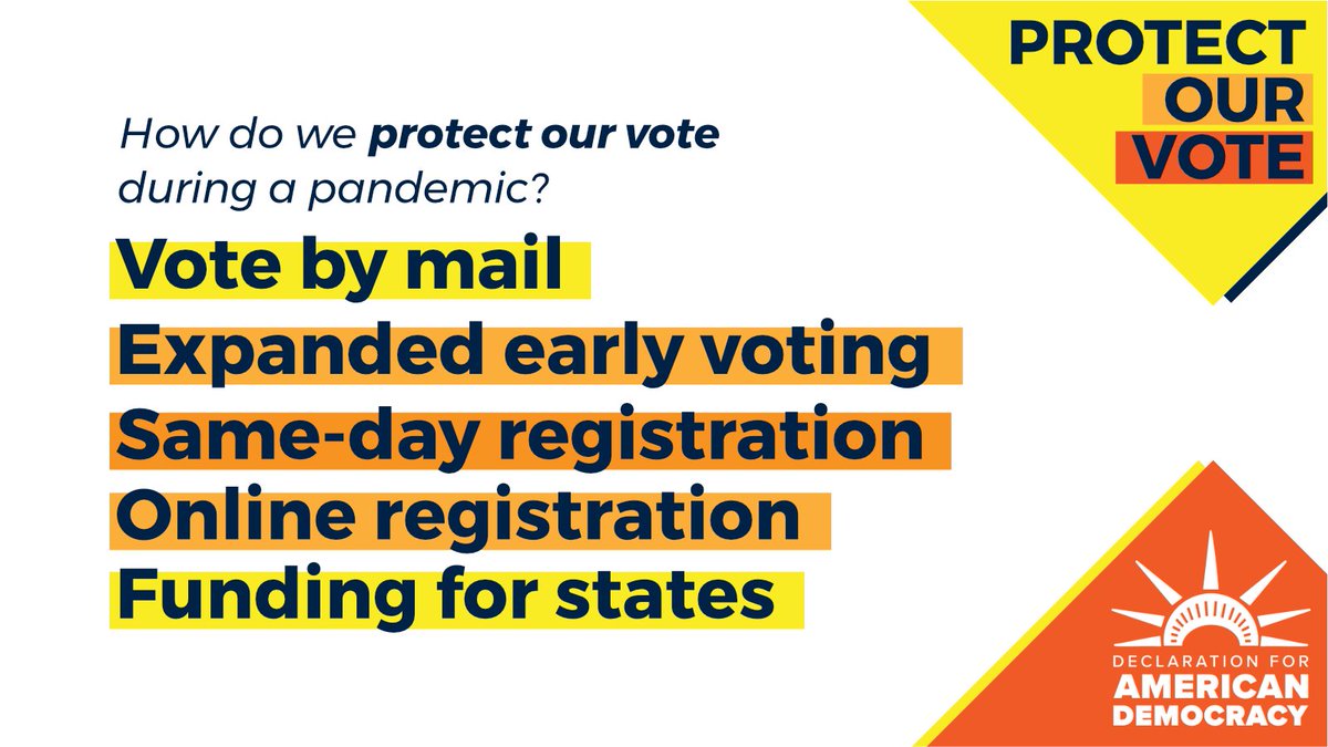 fixdemocracy1st's tweet image. If you missed Monday night&apos;s virtual town hall Protect Our Vote: Defending Democracy During COVID-19, check it out here! #ProtectOurVote #FixDemocracyFirst 
youtube.com/watch?v=uJOs-9…