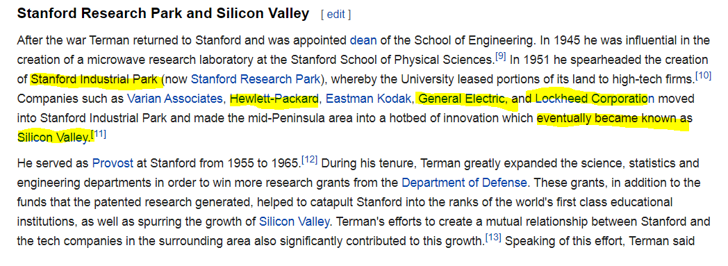 So just HOW tied in with Eugenics is the tech industry?For that we'll be looking at the twoFathers of Silicon ValleyWilliam Schockley, creator of the semiconductor&Frederick Terman, who started the Stanford Industrial Park in the area now referred to as "Silicon Valley"