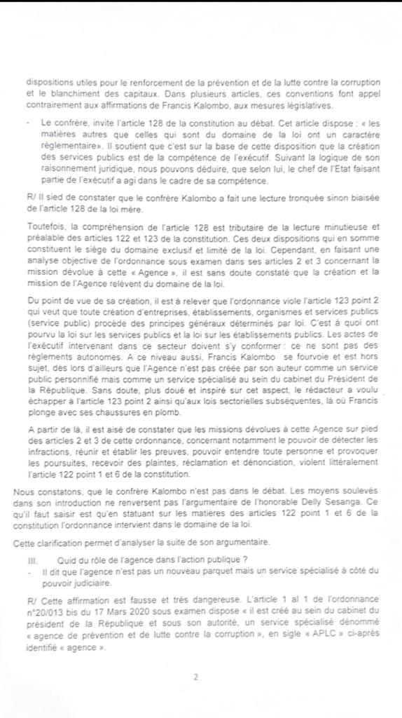 Rbekola's tweet photo. L'ordonnance n'020/013bis du 17 mars 2020 sur l'APLC promulguée par @fatshi13 est inconstitutionnelle. Je m'invite au débat en répliquant contre les arguments d @Franciskalombos qui soutient le contraire. @DSESANGA @rkitsita @StanysBujakera @soniarolley @KimKimuntu @MichaelTshi https://t.co/1n55WgIdBM