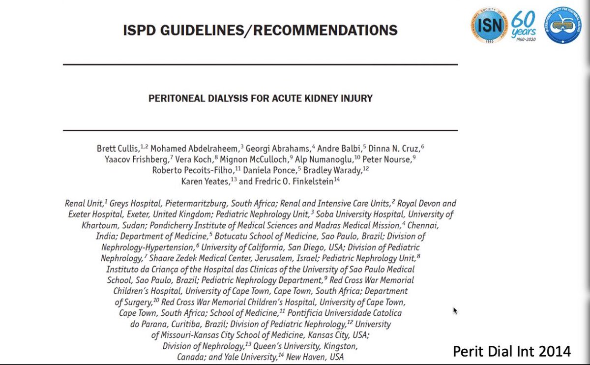 ISPD guidelines for mx of AKI with PD  http://www.pdiconnect.com/content/34/5/494.full.pdf+html