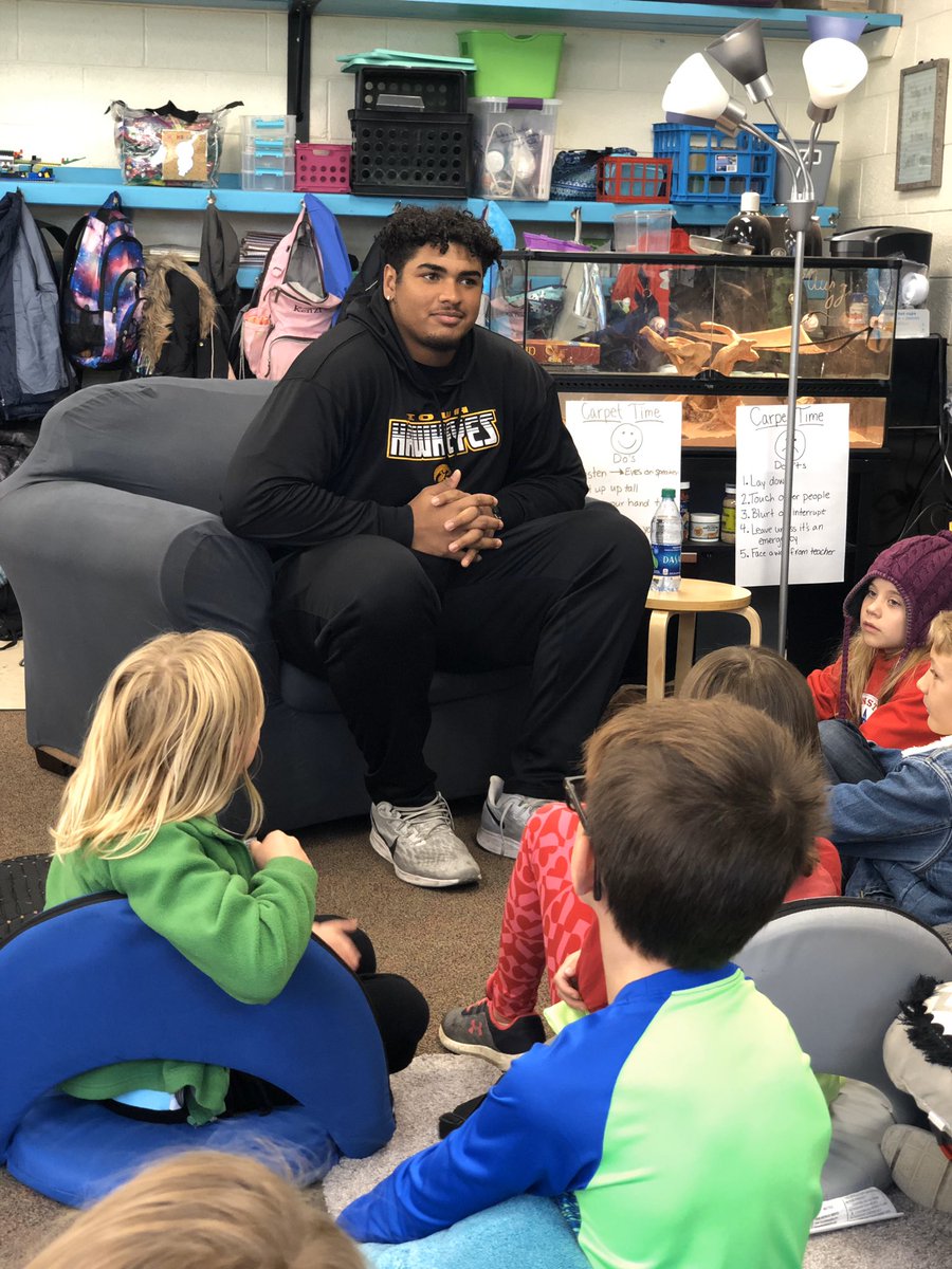 kstanton23's tweet photo. Ready to watch this guy get drafted. We love you at WE @TristanWirfs74! https://t.co/NBvqJO0Iuu