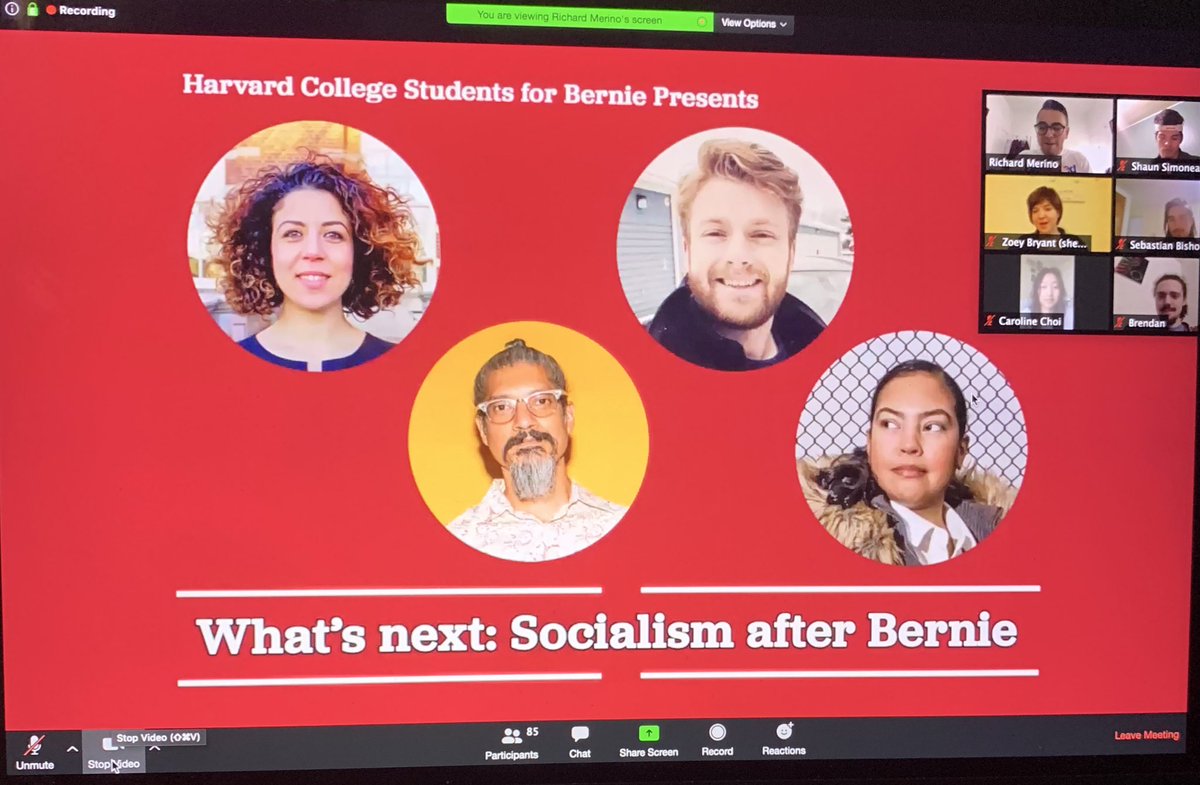 UConnBernie2020's tweet photo. @ShahidForChange @Joshua4Congress
 @ihssaneleckey 
@SamelysLopez 

Talking to students tonight!
S/O @Harvard4Bernie for the time and energy being put into this. https://t.co/Uc6Kty4biO