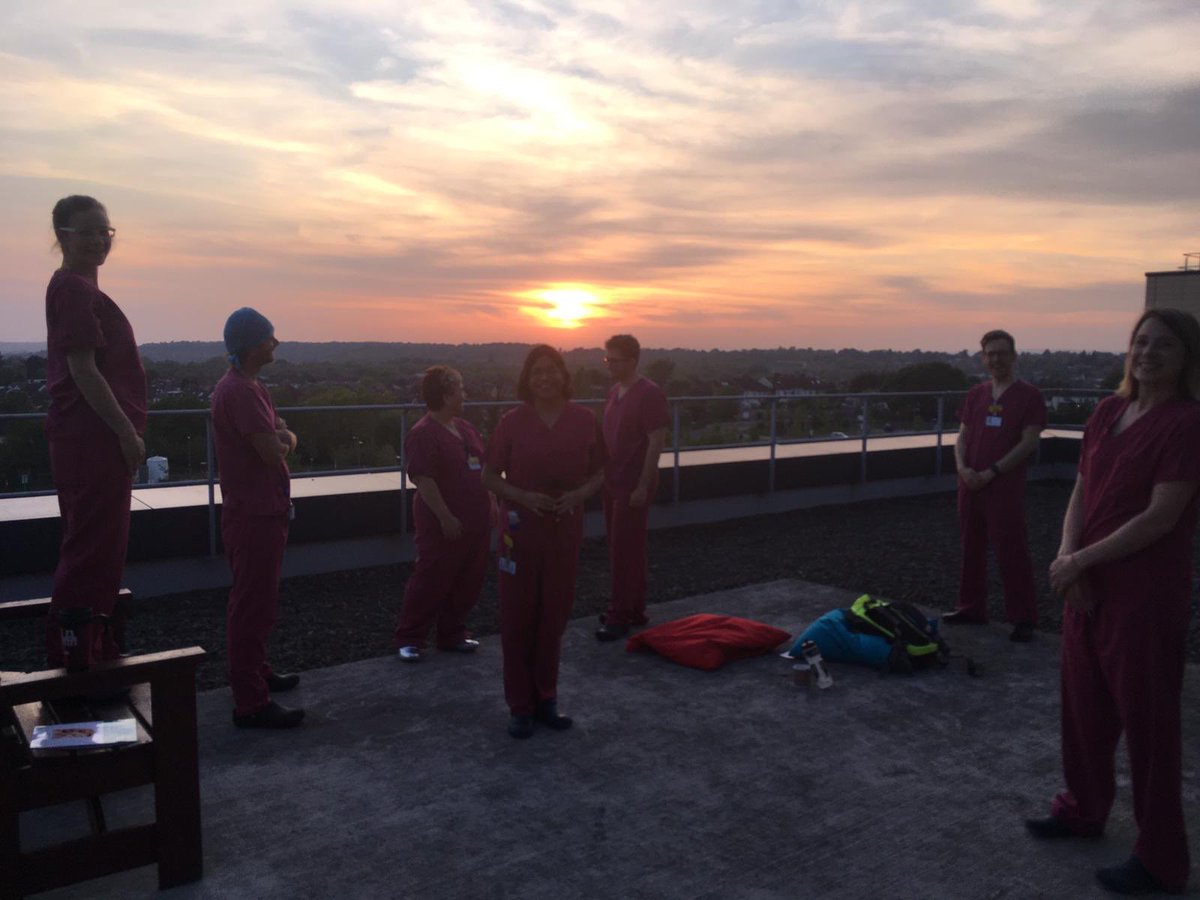 Absolutely wonderful #ClapForCarers

Rooftop clapping from #TeamAnaesthesia #OneNBT

Take care everyone