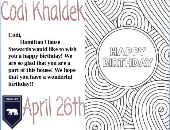 TNHSBears's tweet photo. Happy Birthday Codi Khladek!! #HappyBirthday #GoBears https://t.co/VH2Z3NdMeQ