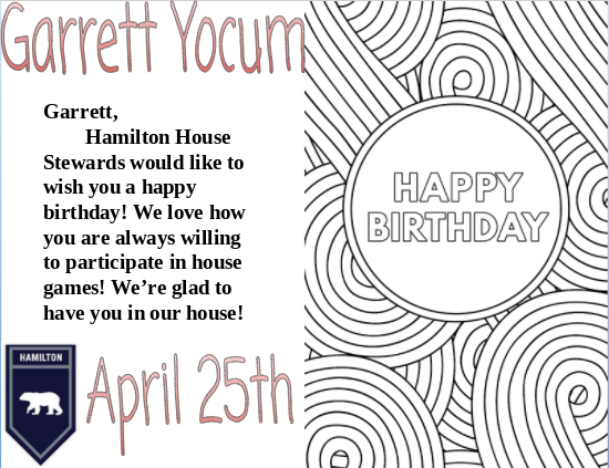 TNHSBears's tweet photo. Happy Birthday Garrett Yocum!! #HappyBirthday #Gobears https://t.co/TSCmuRWWmE