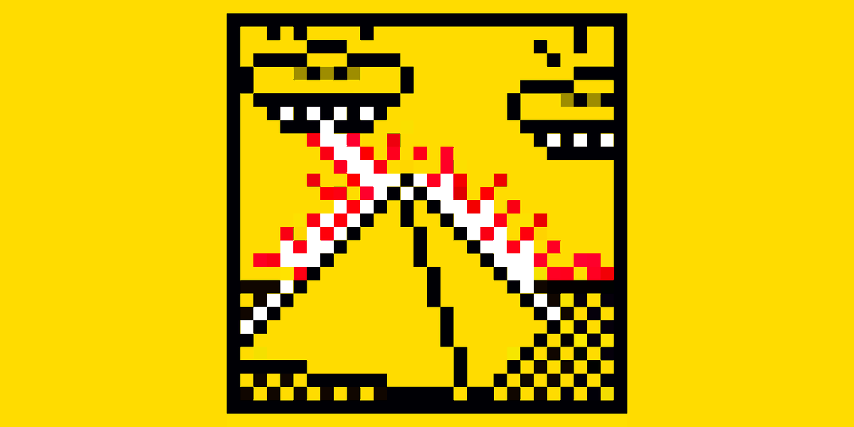 vjentter's tweet photo. BUY GOLD!⚠️REALITY IS AN ILLUSION⚠️BYE! 💫https://t.co/53yNQl7TMg via @opensea minted with @Pixelchain_Dapp Haring Series by Entter #haring #pixel #pixelart #cryptoart #blockchain #Ethereum #ERC721 #Collectible #NFT #entter #vjentter #UFOs #pyramid https://t.co/zPVBfZ0AYd