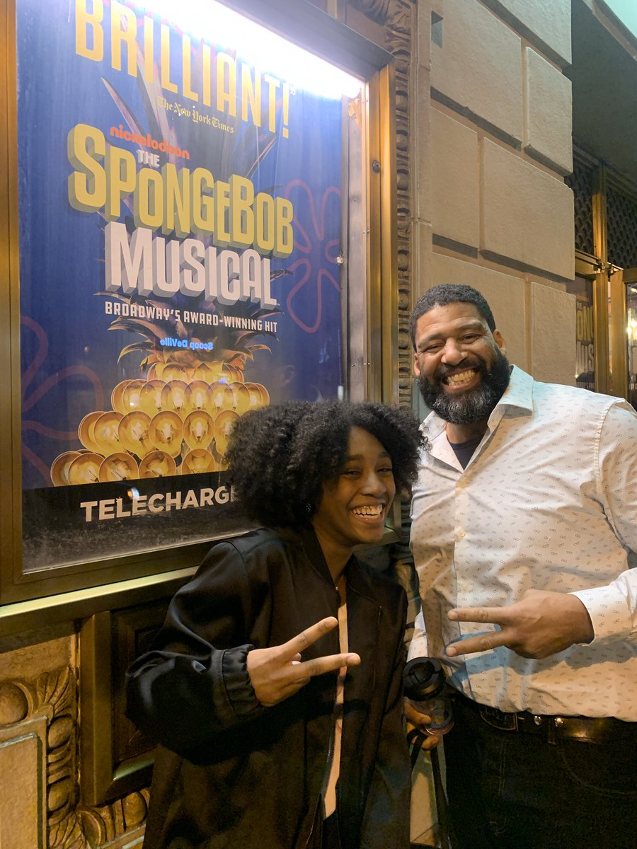 #TBT I don’t know what it’s going to be like in the future but I hope they find a way because #TheShowsMustGoOn only if it’s safe though. Haven’t hugged my Dad in 37 days. #frontliner #missmydad #spongebobthemusical #AllInThisTogether
