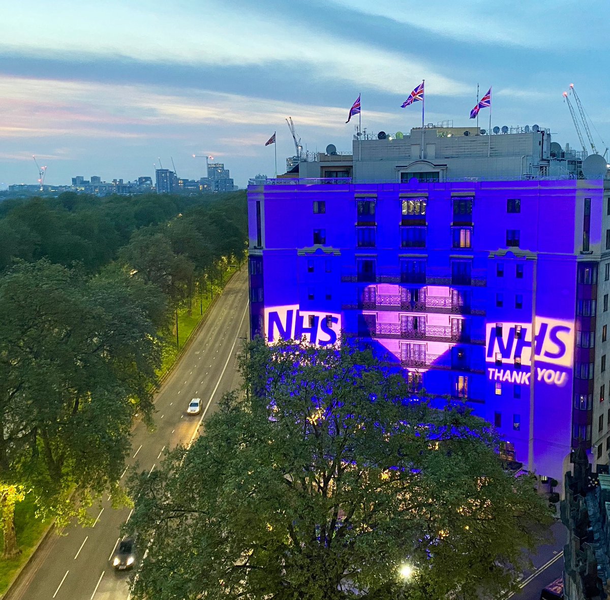 TheDorchester's tweet image. A huge thank you, from us all at The Dorchester 💙 #ClapForOurCarers