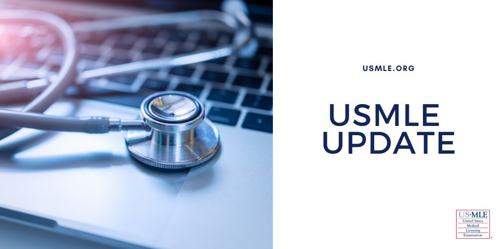 USMLE Step 1, 2CK &amp; 3 are considered essential exams &amp; will resume testing at certain Prometric centers starting May 1. There will be a reduction of active workstations in testing rooms to comply w/social distancing guidelines. Visit our website for more bit.ly/3cGRKP7