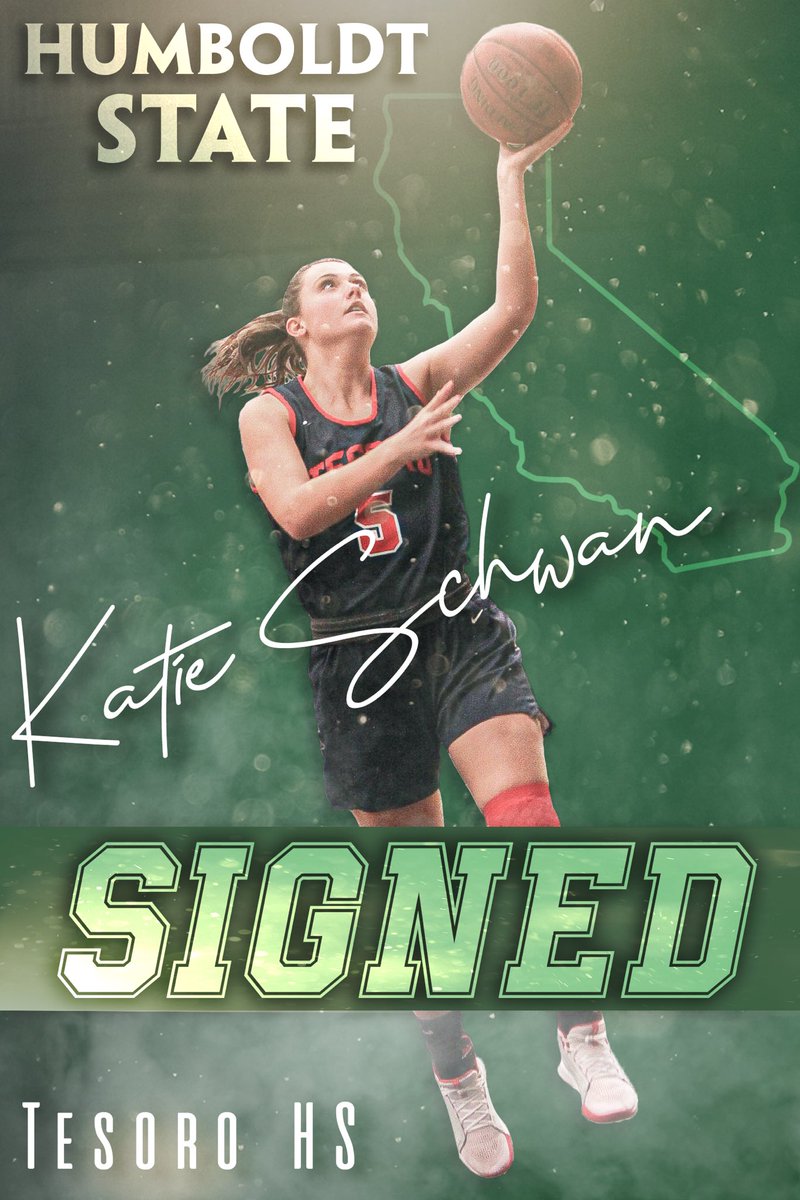 We like to officially welcome Katie Schwan  from Tesoro High School <a href="/TesoroLadyHoops/">Tesoro Girls Basketball</a> to the Humboldt State Womens Basketball 🏀 Family @hsujacks #HSUWBB #TRUEJACKS
