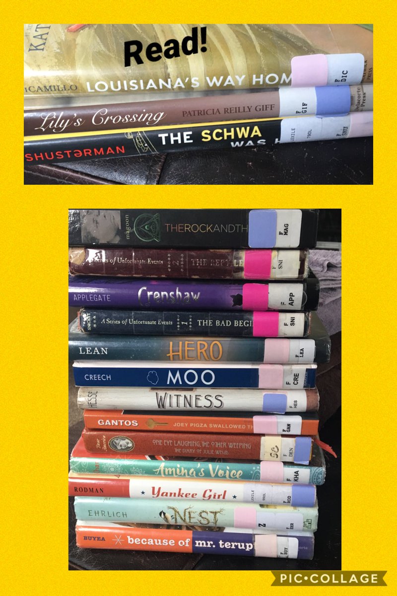 A few I’ve read and the rest of my stack! What should I read next?? What are you quaranreading📖. ⁦
<a href="/D45Schafer/">Schafer School</a>⁩ #d45learn4life #quarantinereading