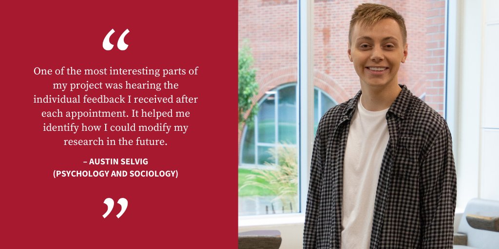 MSUMoorhead's tweet photo. View Lincoln Senior High alumnus and psychology and sociology student Austin Selvig's research project on "25 to Life: The Consequences of Confirmation Bias on Perceived Guilt" on the Student Academic Conference site at https://t.co/pUe5wK79zG #MSUMSAC https://t.co/KhuCaHgz9V